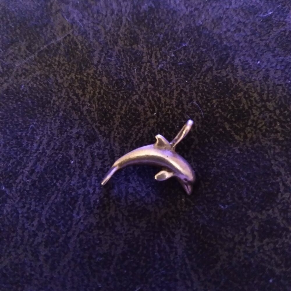 Vintage Silver Dolphin Charm by James Avery